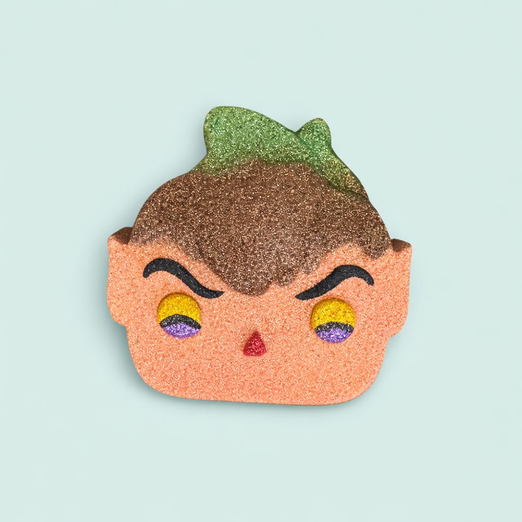 Peter Oversized Foaming Bath Bomb – Color-Changing Bath Art