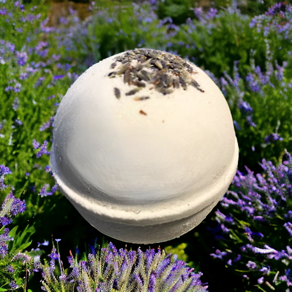 Calming Seas - Lavender Essential Oil Jumbo Foaming Bath Bomb